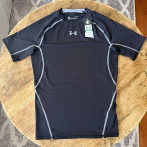 NWT Under Armour Men's HeatGear Armour Short Sleeve Compression Shirt Medium